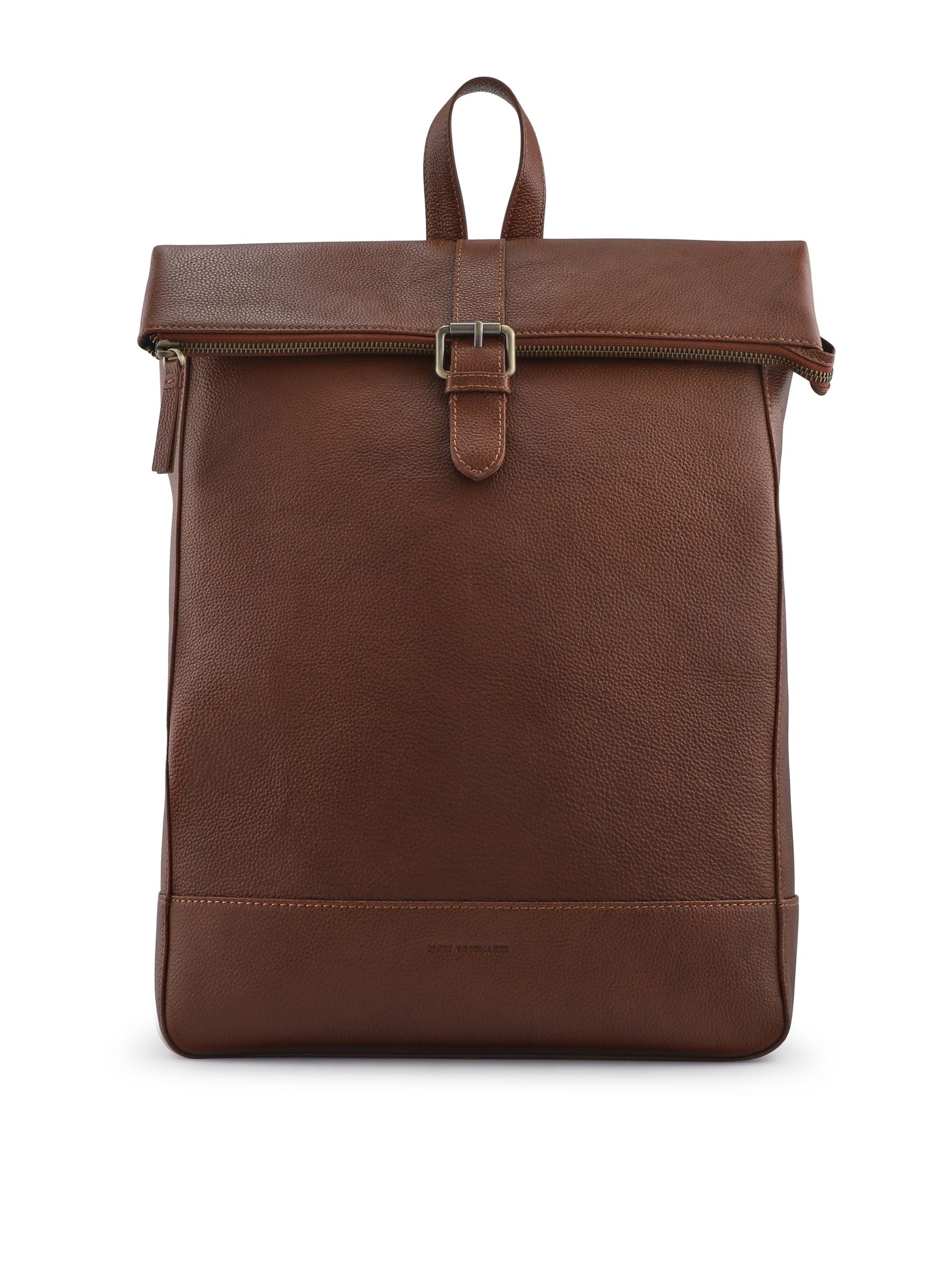 Jones Bootmaker Tan Grain Leather Uphall Backpack image 1