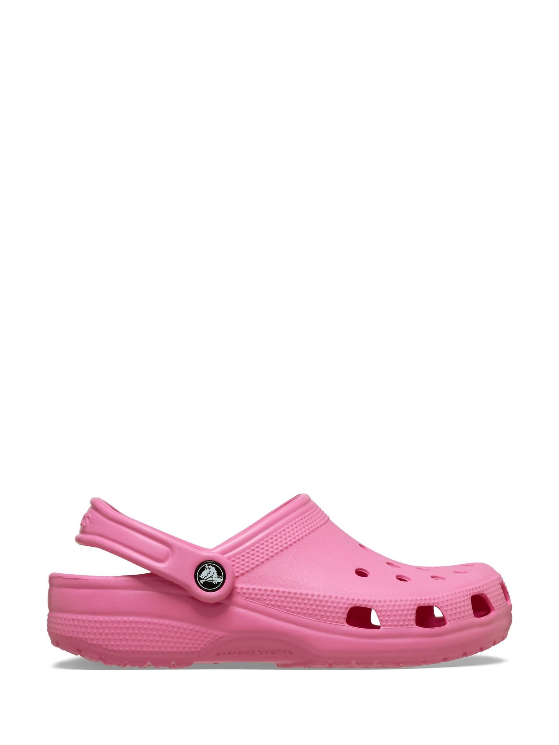 Crocs Pink Toddler Classic Clogs image 1