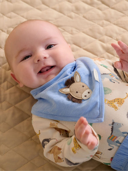 Purebaby Blue Bodysuit & Leggings Set 3 Piece image 2