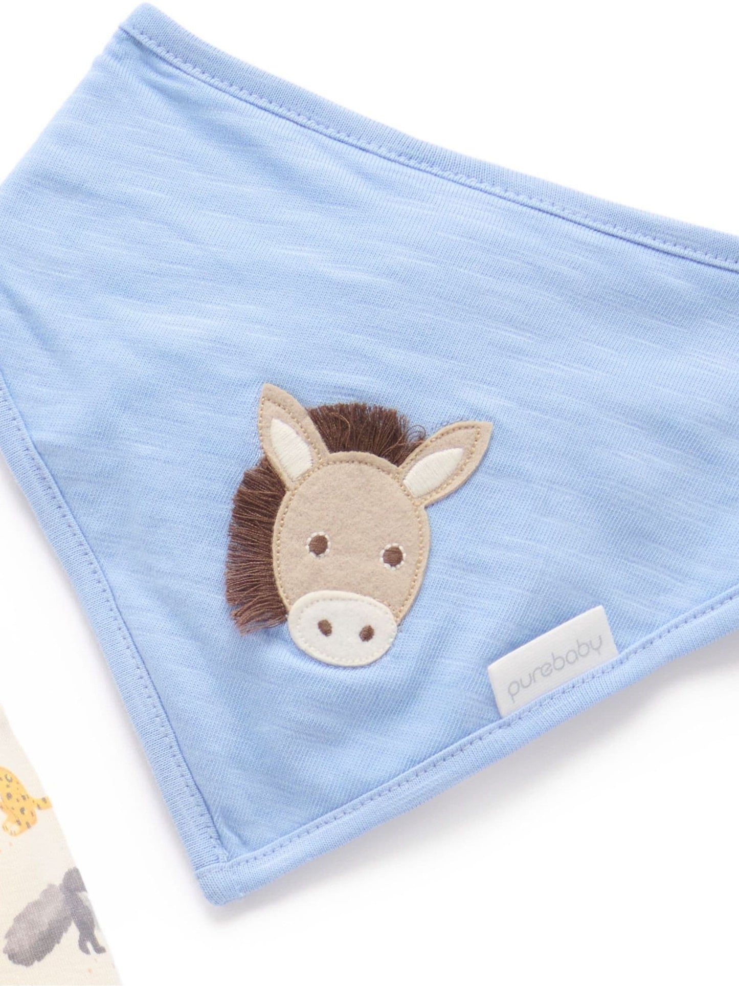 Purebaby Blue Bodysuit & Leggings Set 3 Piece image 6