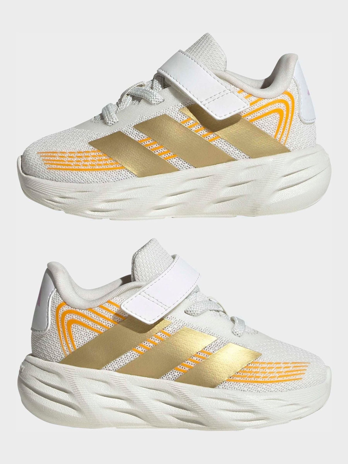 Dsiney Kidz - adidas White Galaxy Trainers image 5