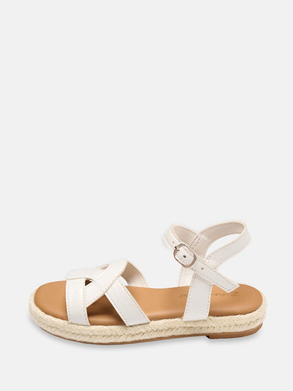 Angel & Rocket White PU Sandals image 3