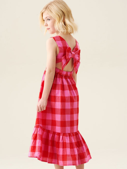 Dsiney Kidz - Angel & Rocket Pink Bella Gingham Dress image 1