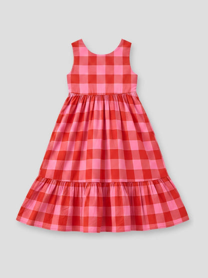 Angel & Rocket Pink Bella Gingham Dress image 8