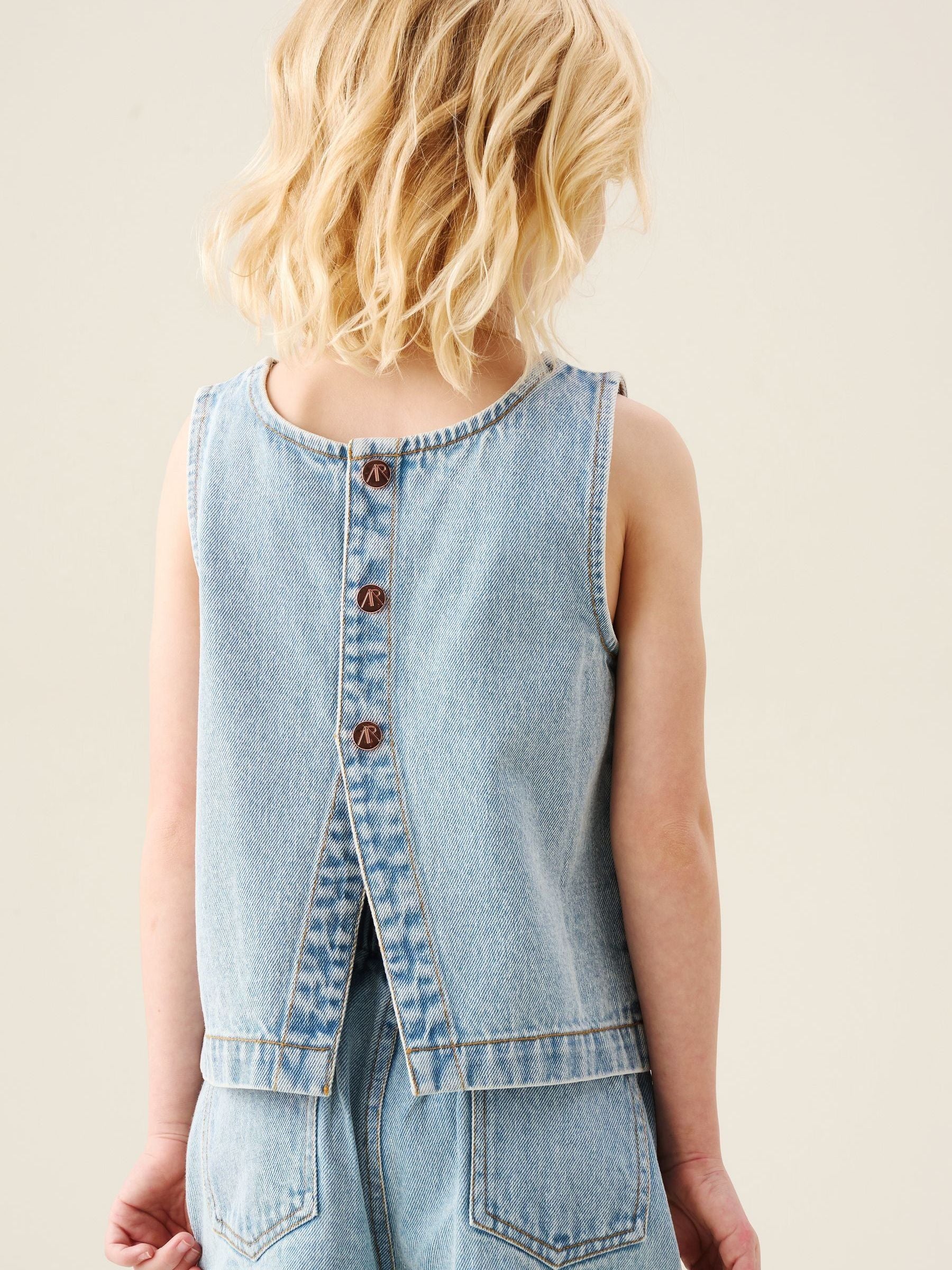 Dsiney Kidz - Angel & Rocket Blue Sienna Denim Shell Top image 2