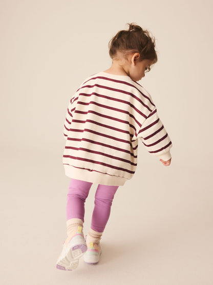 Dsiney Kidz - Purple Stripe Garden Sweatshirt and Legging Set (3mths-7yrs) image 2