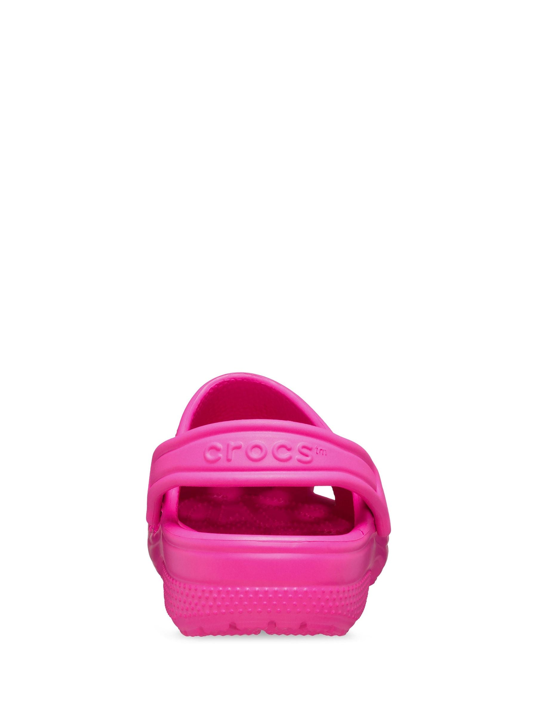 Crocs Pink Toddler Classic Clogs image 3