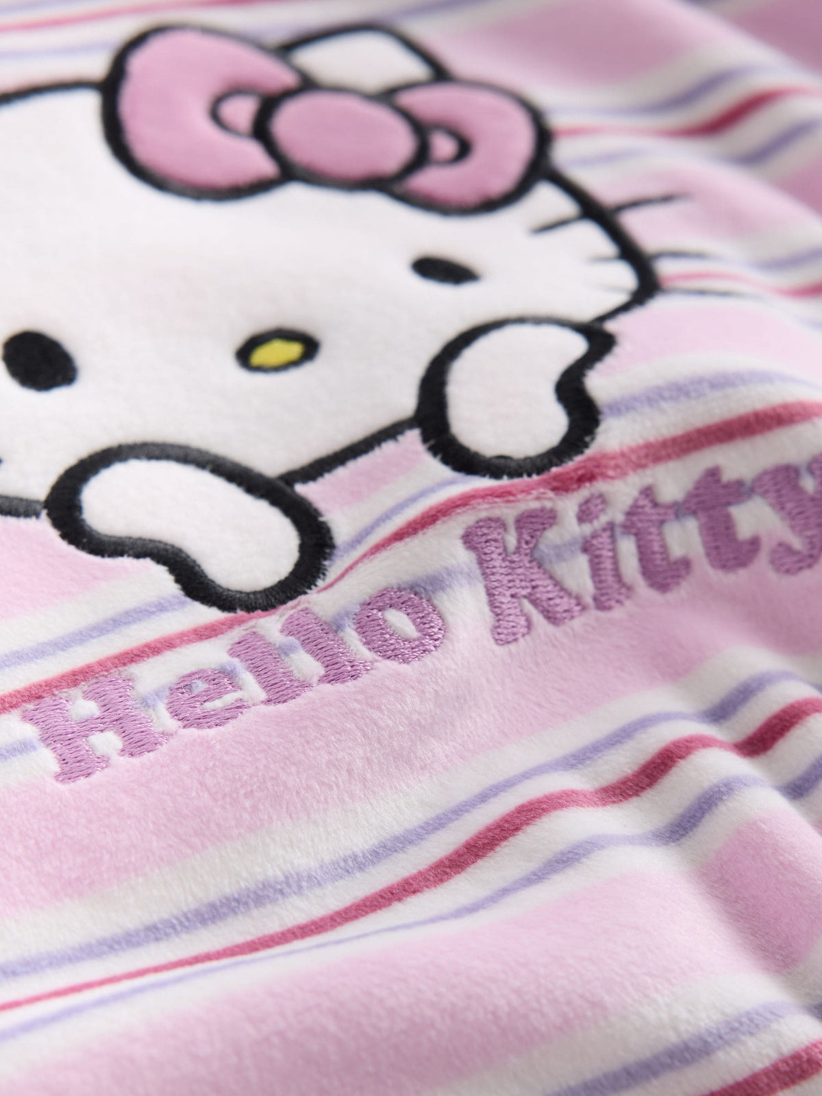 Ecru/Pink Striped Hello Kitty Cosy Pyjamas (3-16yrs) - image 3