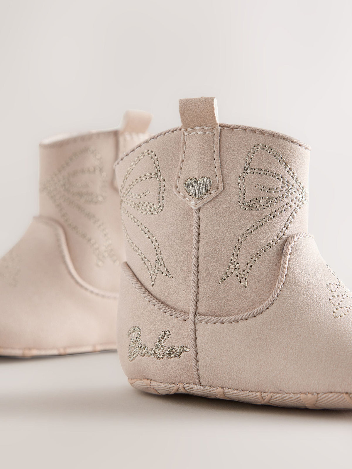 Baker by Ted Baker Bone Western Style Boots Padders - image 3
