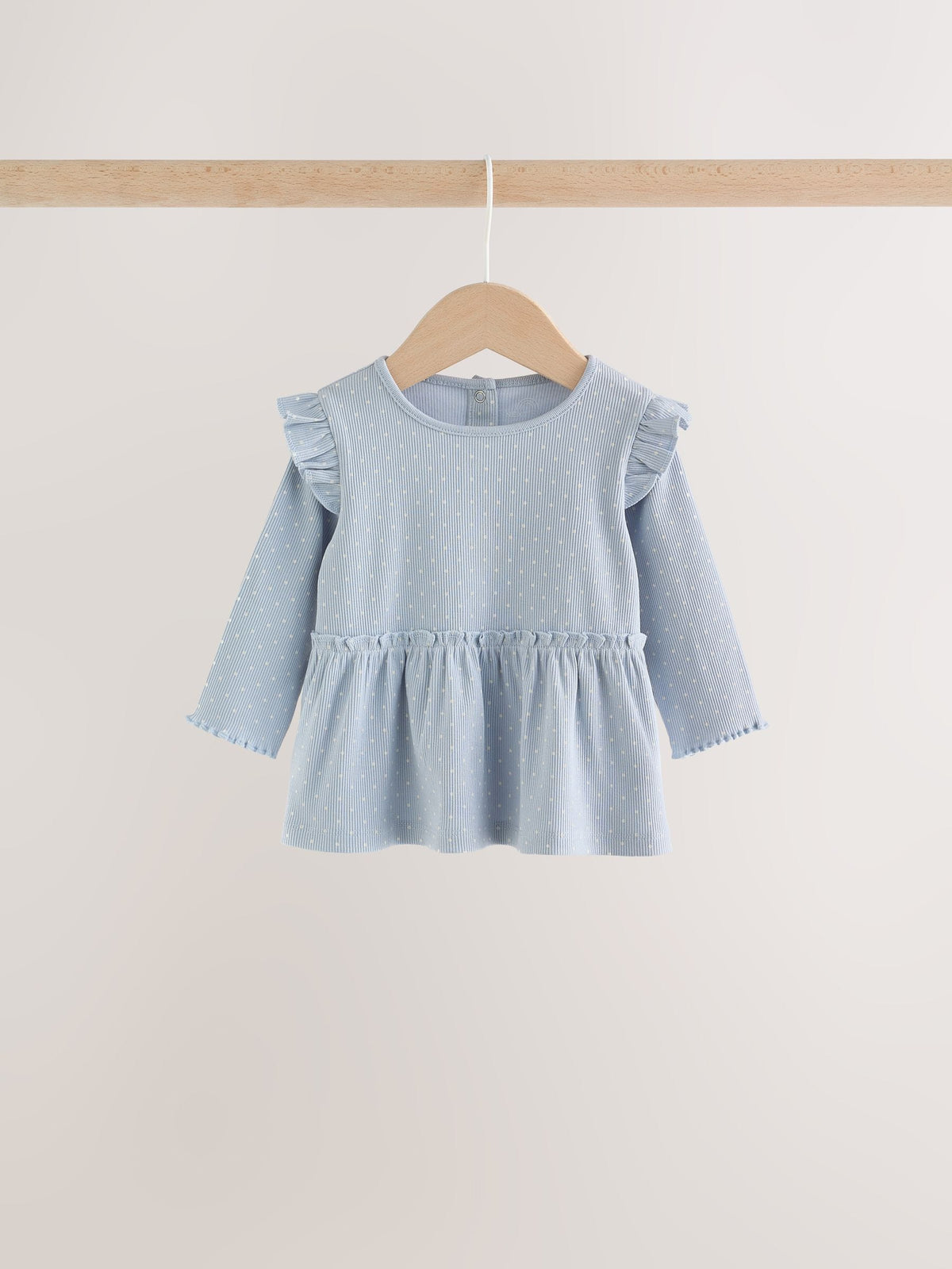 Blue Spot Peplum Top and Leggings Baby Set (0mths-2yrs) - image 3