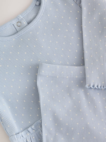 Blue Spot Peplum Top and Leggings Baby Set (0mths-2yrs) - image 7
