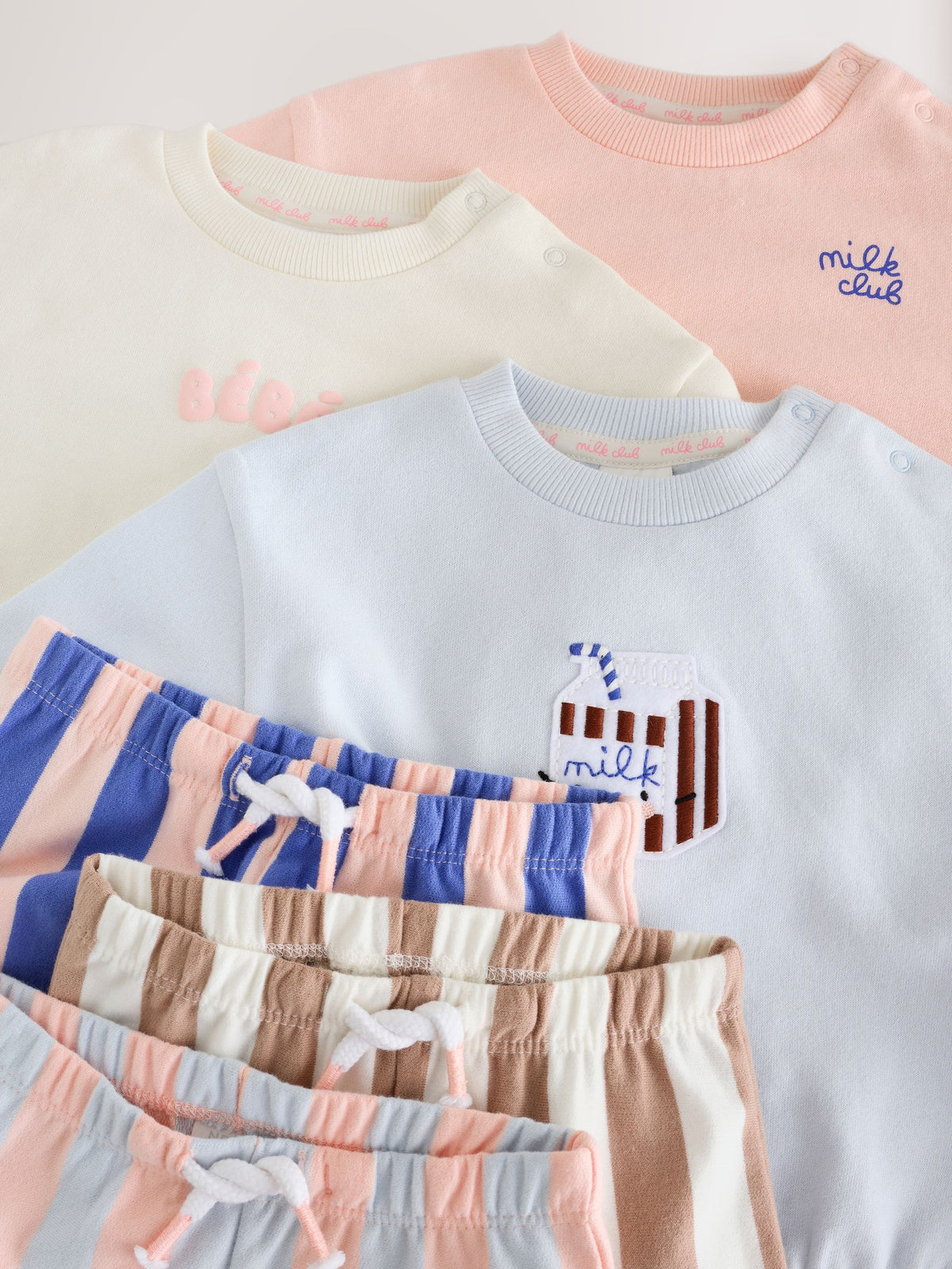 Blue Milk Club Baby Sweat Top And Joggers 6 Pack (0mths-2yrs) - image 11