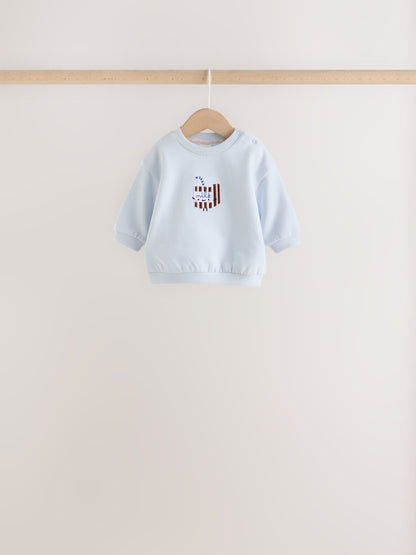 Blue Milk Club Baby Sweat Top And Joggers 6 Pack (0mths-2yrs) - image 3