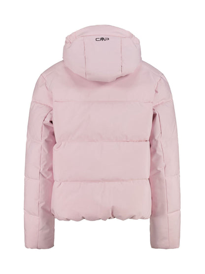 CMP Pink Puffer Hooded Waterproof Ski Jacket - image 2