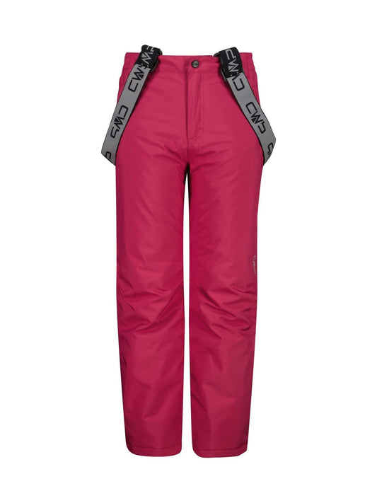 CMP Pink Technical Twill Waterproof Ski Salopette Trousers - image 1