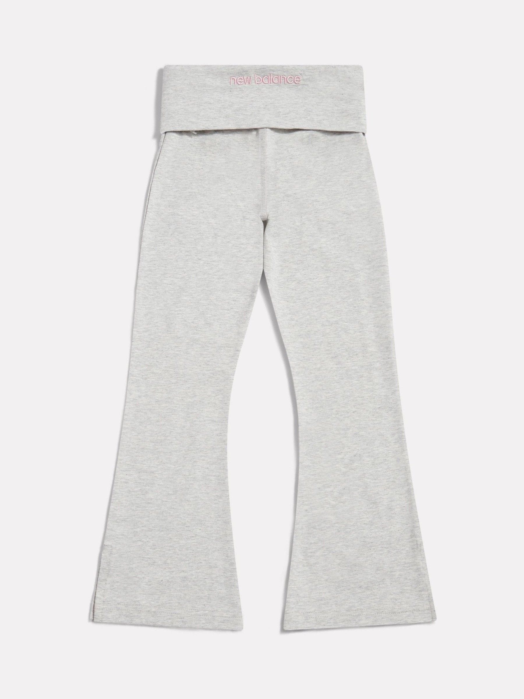 New Balance Grey Roll Down Flare Leggings image 2