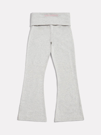 New Balance Grey Roll Down Flare Leggings image 2