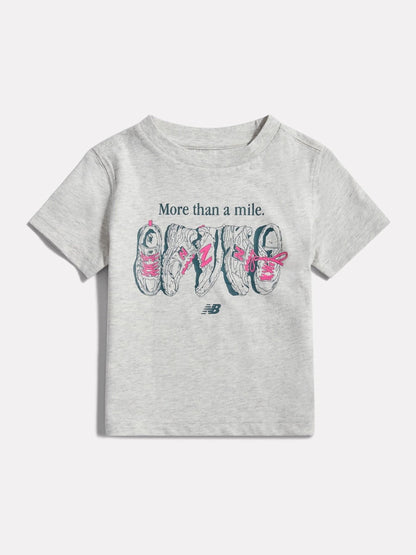 New Balance Grey More Than A Mile Graphic T-Shirt image 1