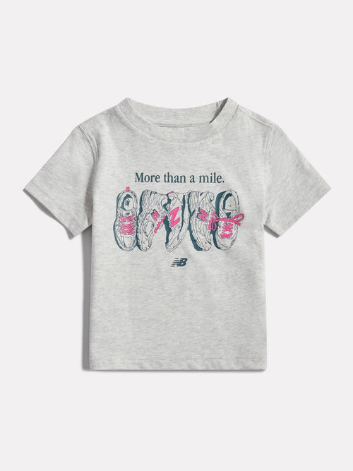 New Balance Grey More Than A Mile Graphic T-Shirt image 1