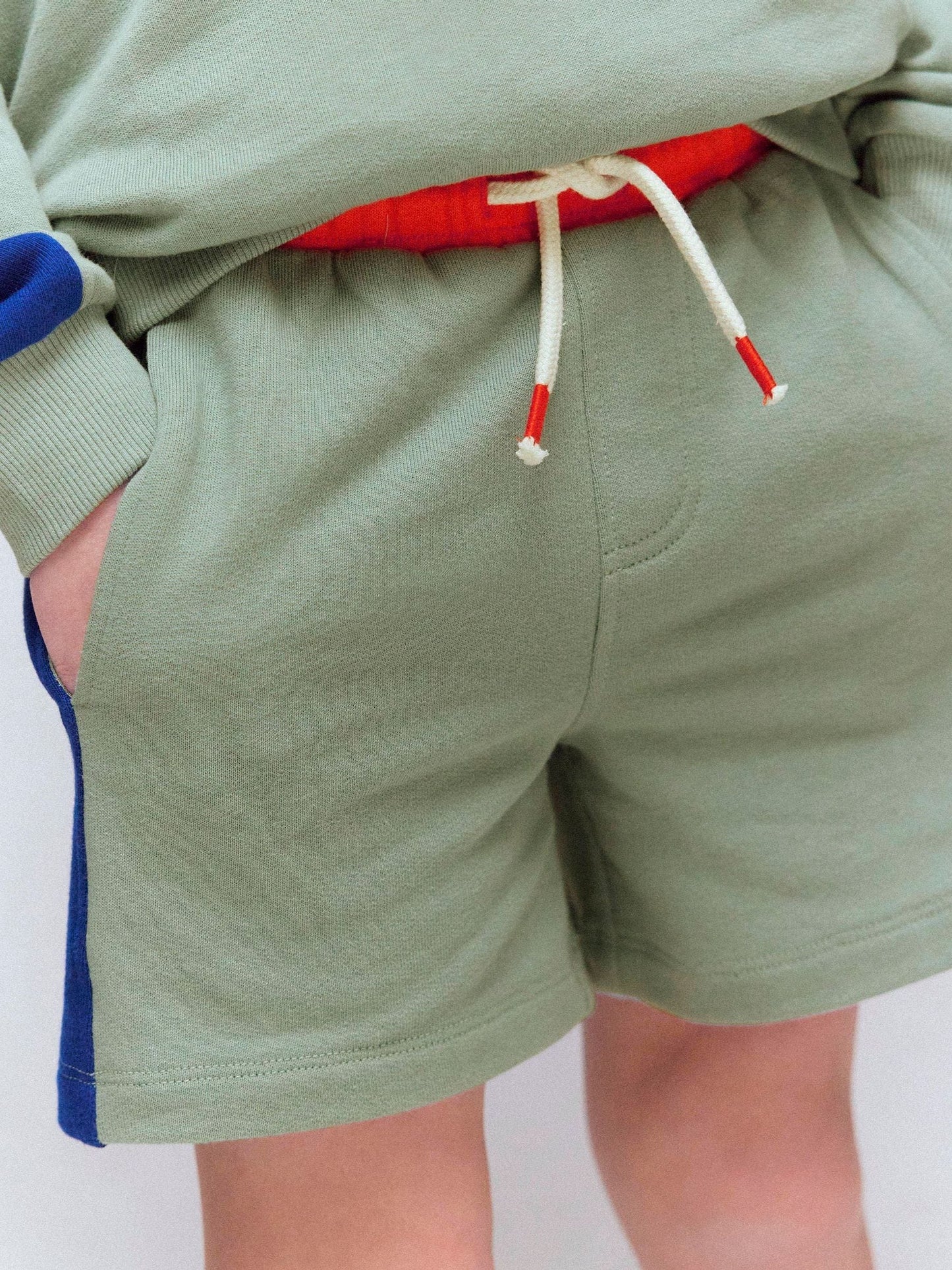 Boden Green Colourblock Shorts image 2