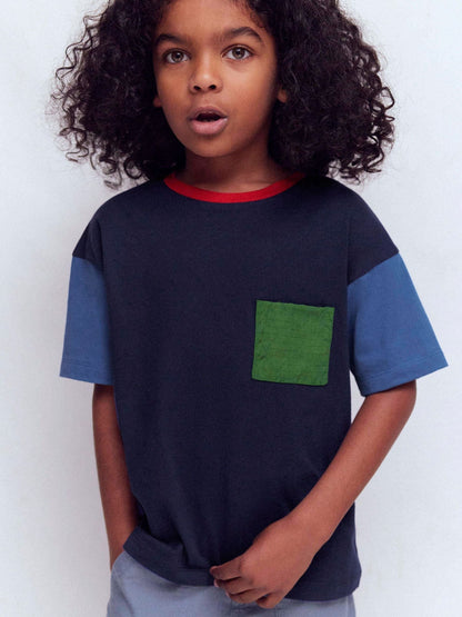 Boden Blue Relaxed Ripstop T-Shirt image 1