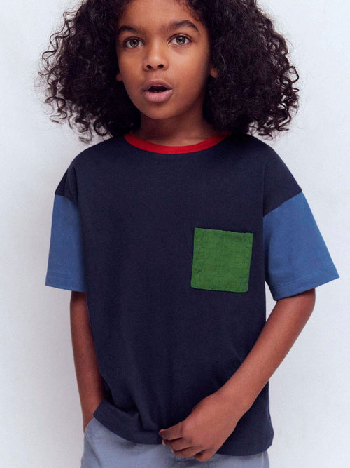 Boden Blue Relaxed Ripstop T-Shirt image 1