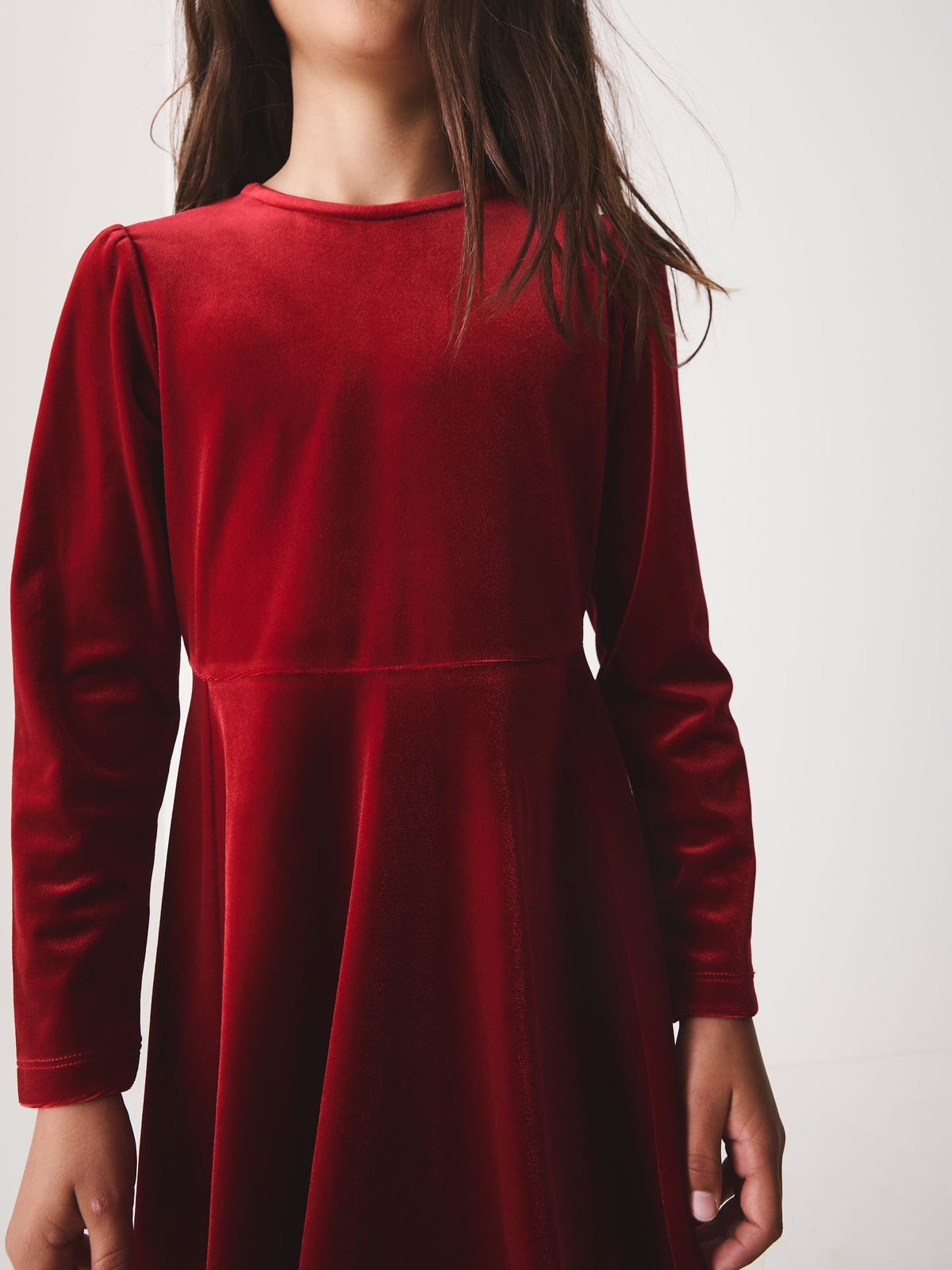 Dsiney Kidz - Red Velvet Skater Dress (3-16yrs) image 4