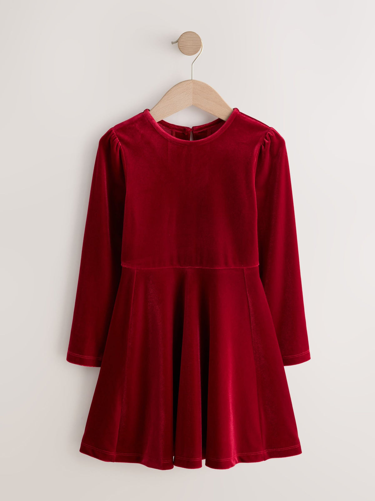 Dsiney Kidz - Red Velvet Skater Dress (3-16yrs) image 5