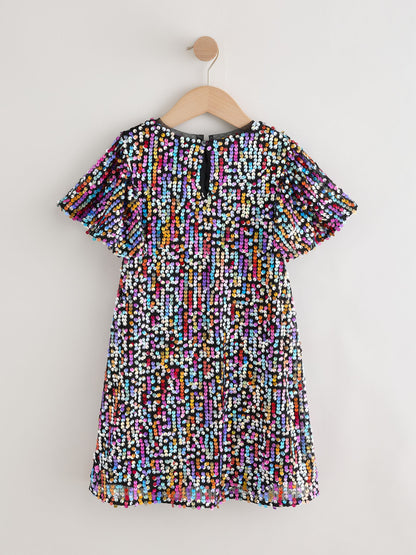 Dsiney Kidz - Rainbow Sequin Dress (3-16yrs) image 6