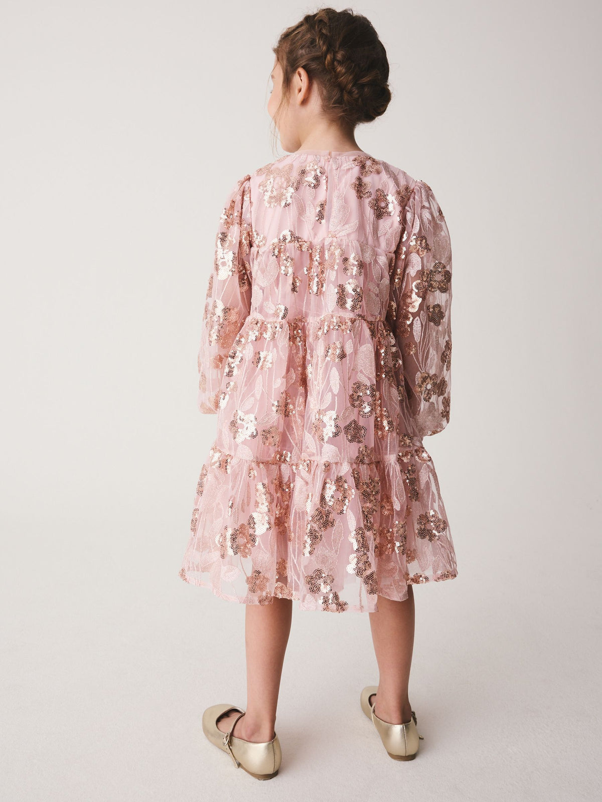 Gold Gold Sequin Dress (3-16yrs) - image 3