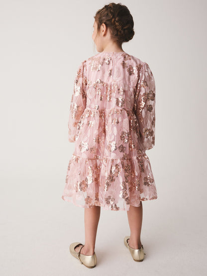 Gold Gold Sequin Dress (3-16yrs) - image 3