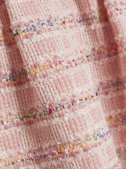 Dsiney Kidz - River Island Pink Boucle Waistcoat & Skirt Set image 4