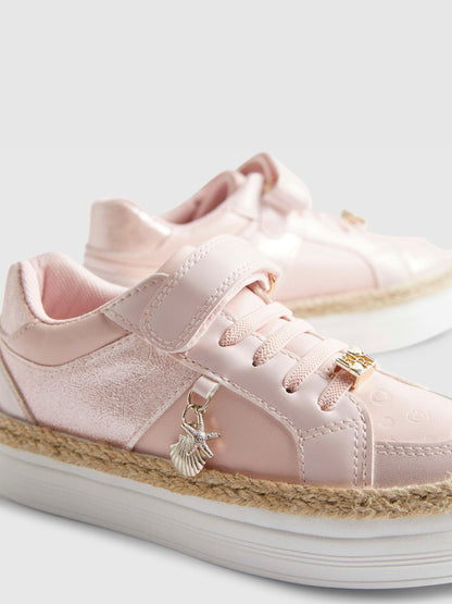 River Island Pink Shell Trainers image 4