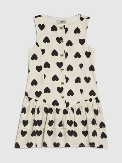 River Island White Polka Dot Rara Dress image 3