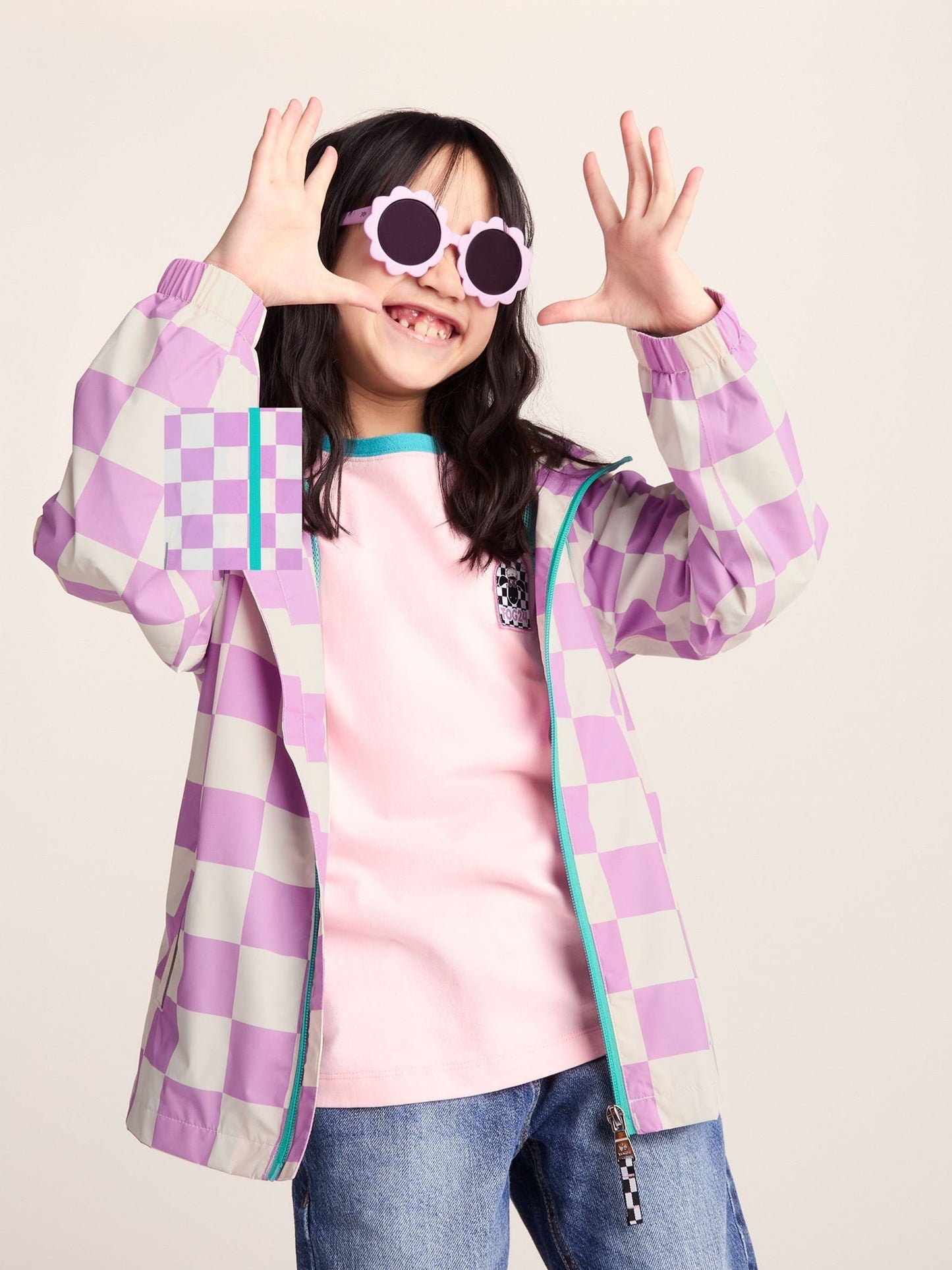 Dsiney Kidz - Tog 24 Purple Cohampshire Shaun the Sheep Waterproof Jacket image 1