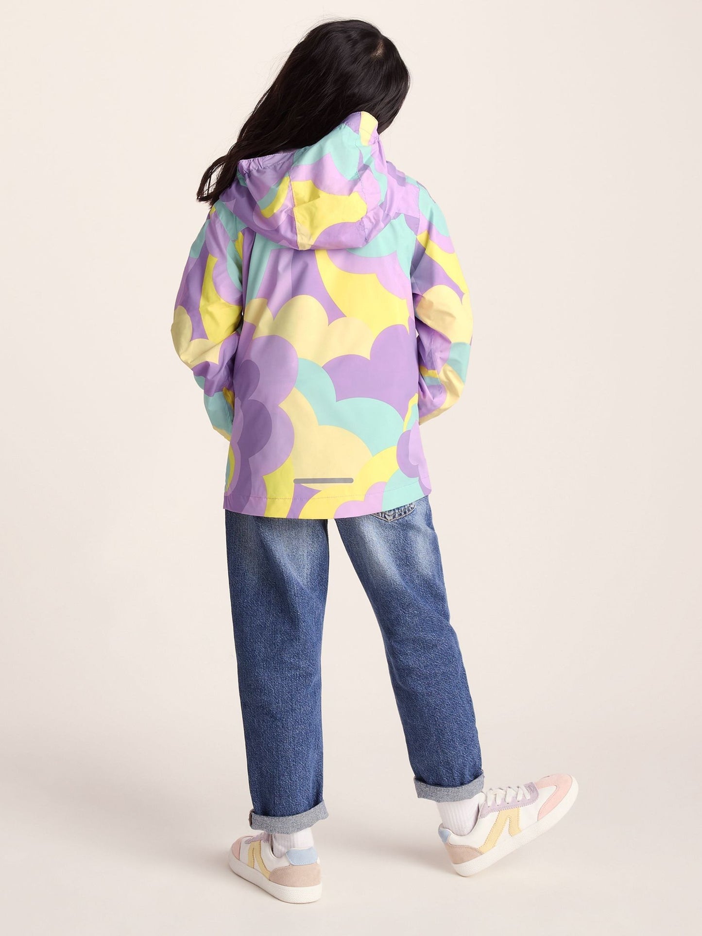 Dsiney Kidz - Tog 24 Lilac Purple Cloud Print Mauve Waterproof Jacket image 3