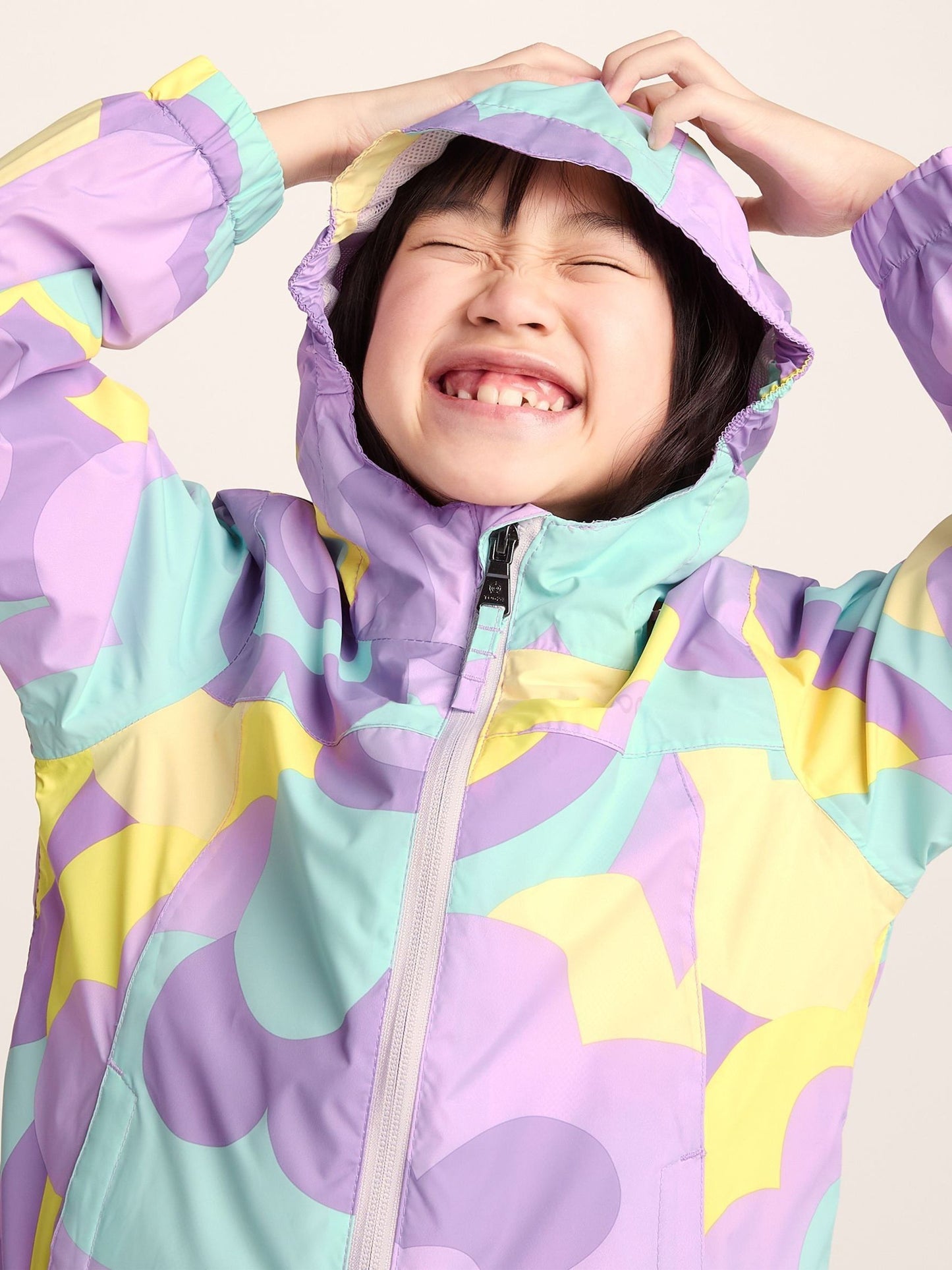Dsiney Kidz - Tog 24 Lilac Purple Cloud Print Mauve Waterproof Jacket image 5