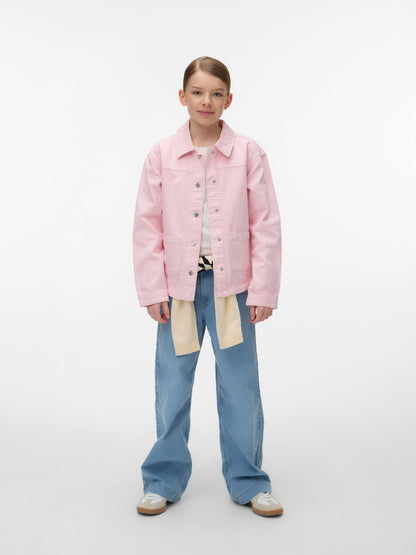 Dsiney Kidz - VERO MODA Pink Denim Shacket image 2
