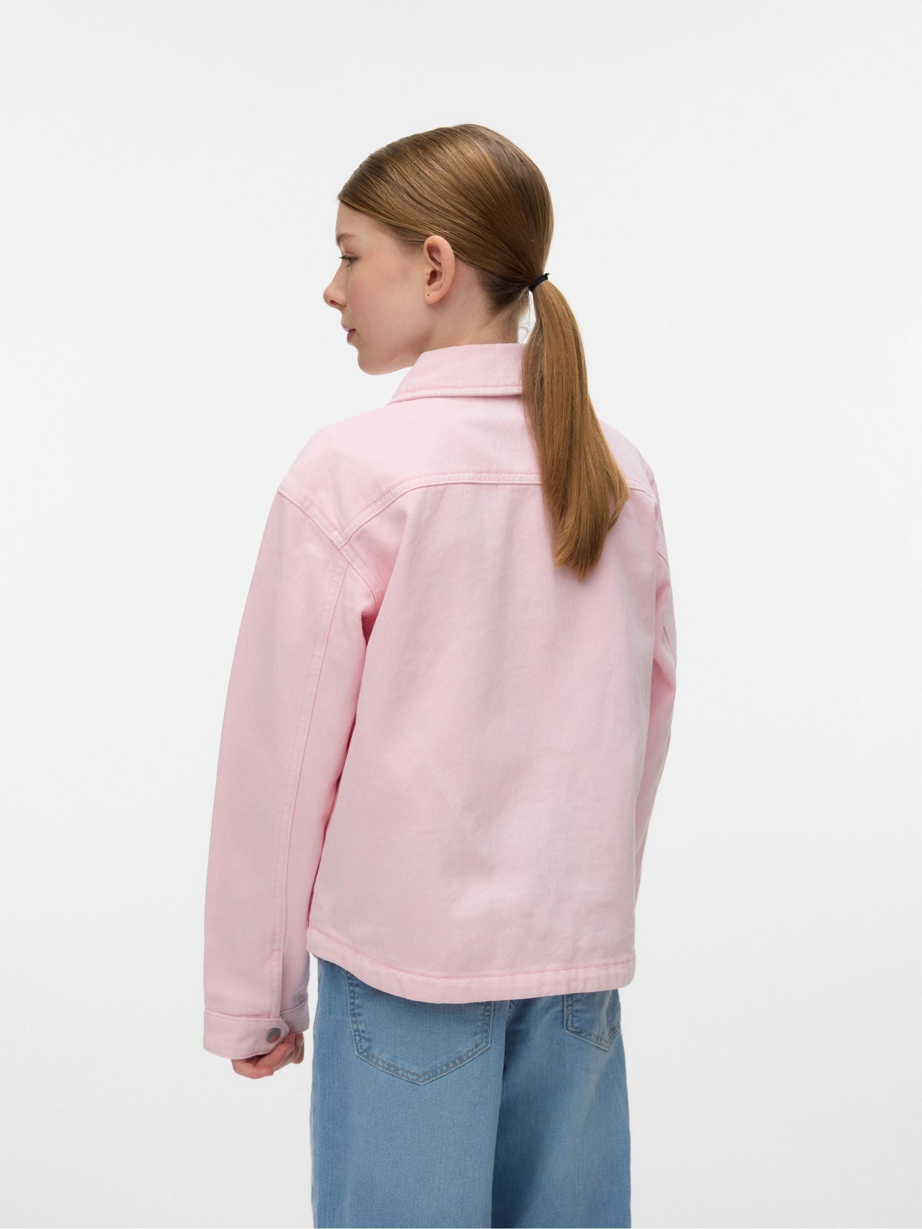 Dsiney Kidz - VERO MODA Pink Denim Shacket image 3