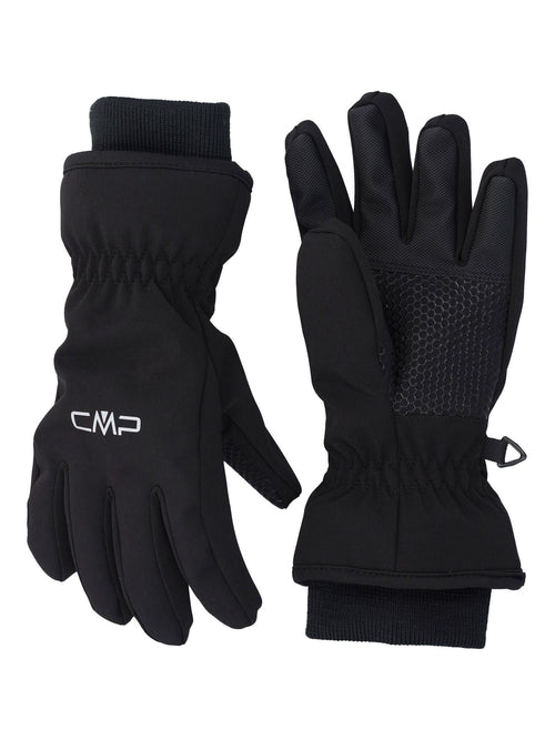 CMP Black Fleece Lined Waterproof Ski Gloves - image 1