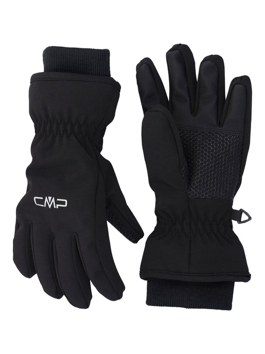 CMP Black Fleece Lined Waterproof Ski Gloves - image 1