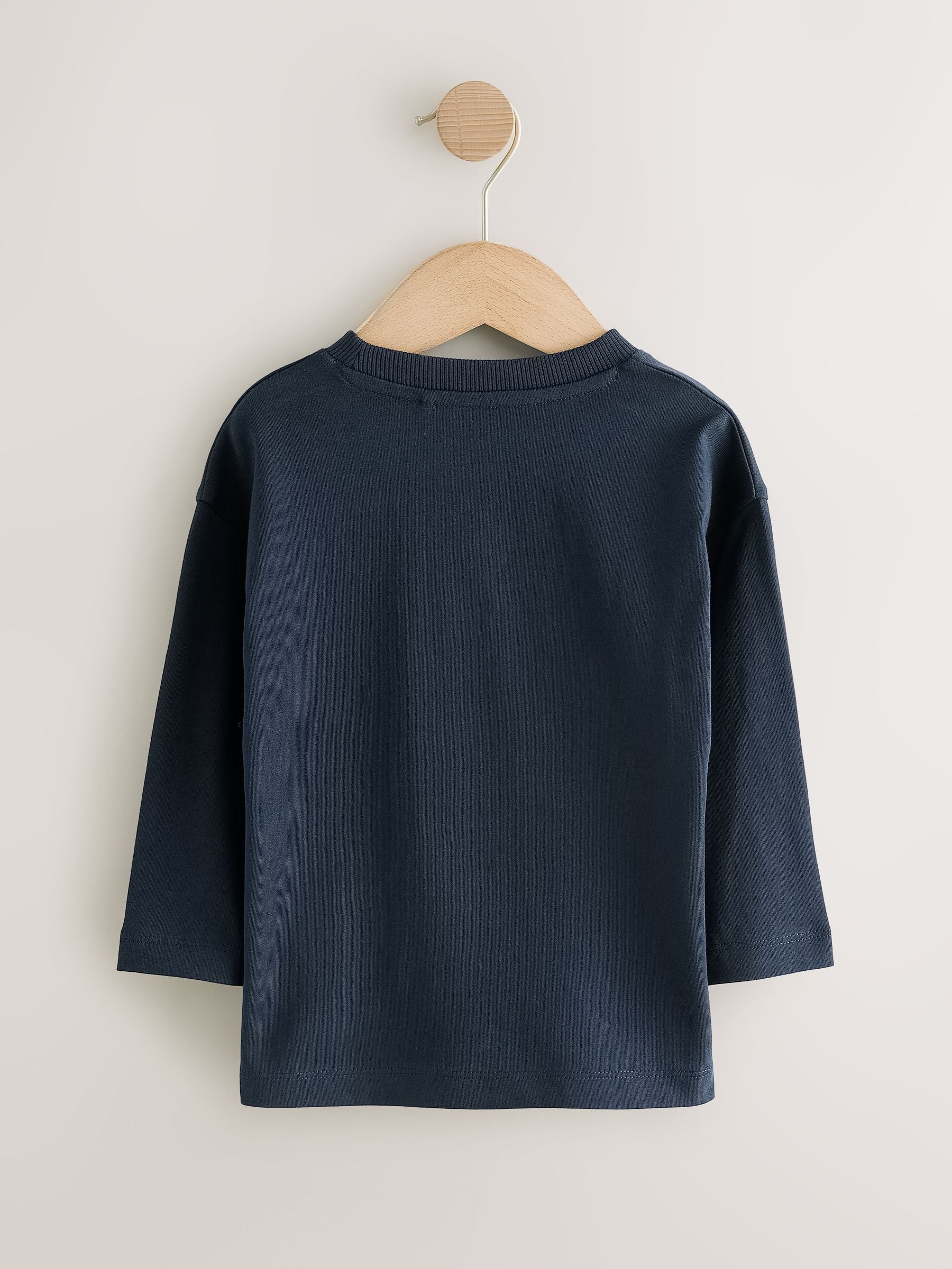 Dsiney Kidz - Navy on the good list Slogan Long Sleeve Christmas T-Shirt (3mths-7yrs) image 6