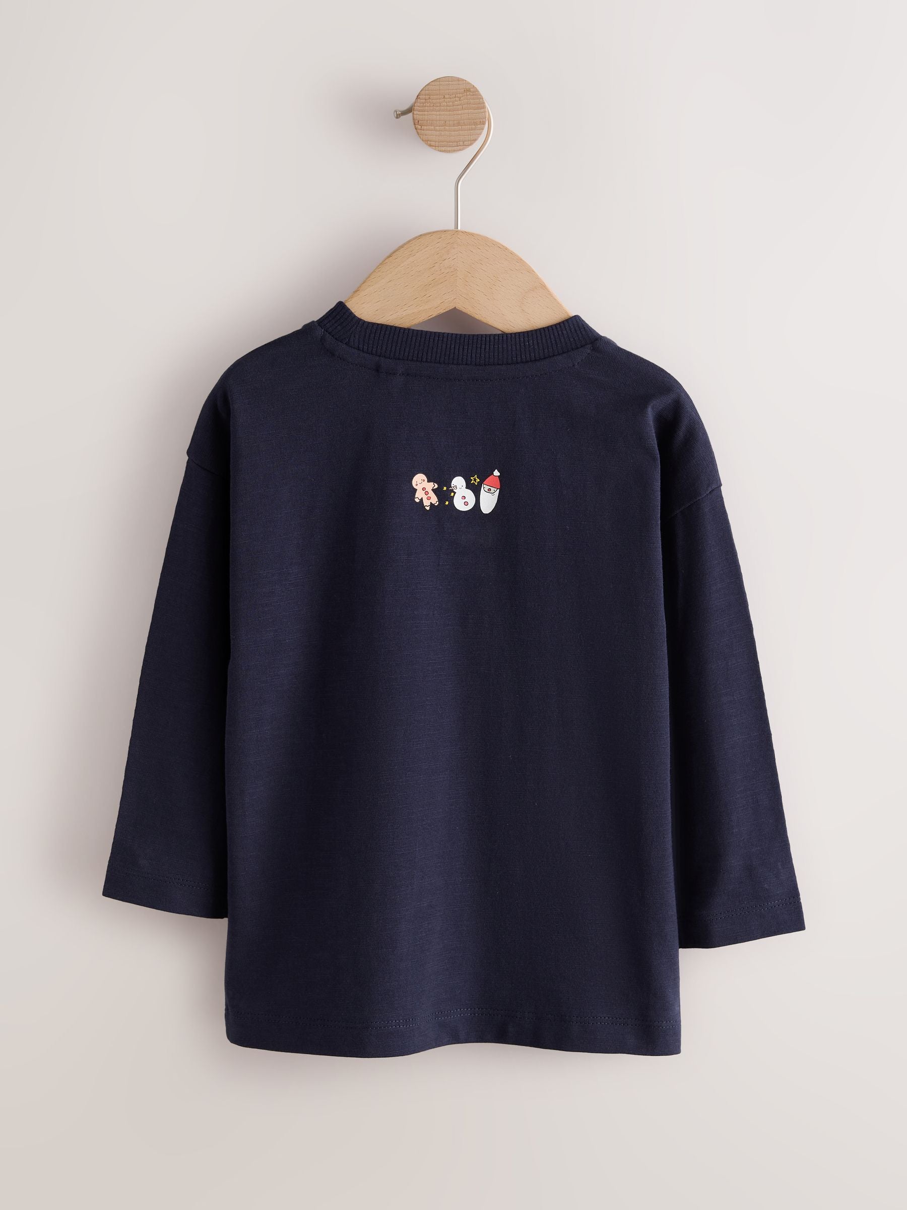 Dsiney Kidz - Navy Christmas Wish List Long Sleeve Christmas T-Shirt (3mths-7yrs) image 8