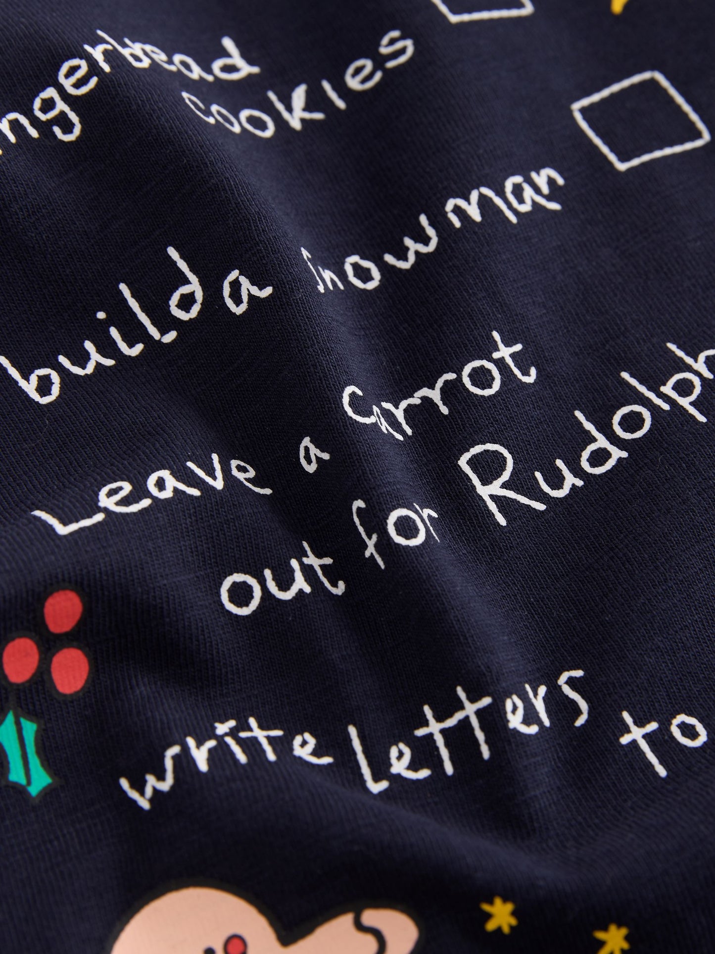 Dsiney Kidz - Navy Christmas Wish List Long Sleeve Christmas T-Shirt (3mths-7yrs) image 9