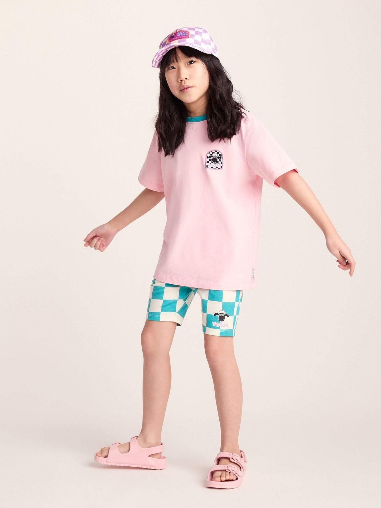 Dsiney Kidz - Tog 24 Pink Najdi Shaun The Sheep T-Shirt image 2