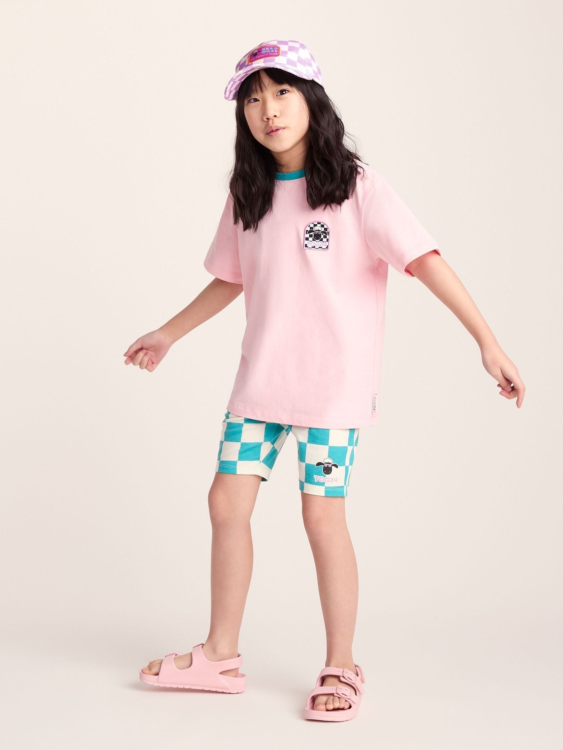 Dsiney Kidz - Tog 24 Pink Najdi Shaun The Sheep T-Shirt image 2