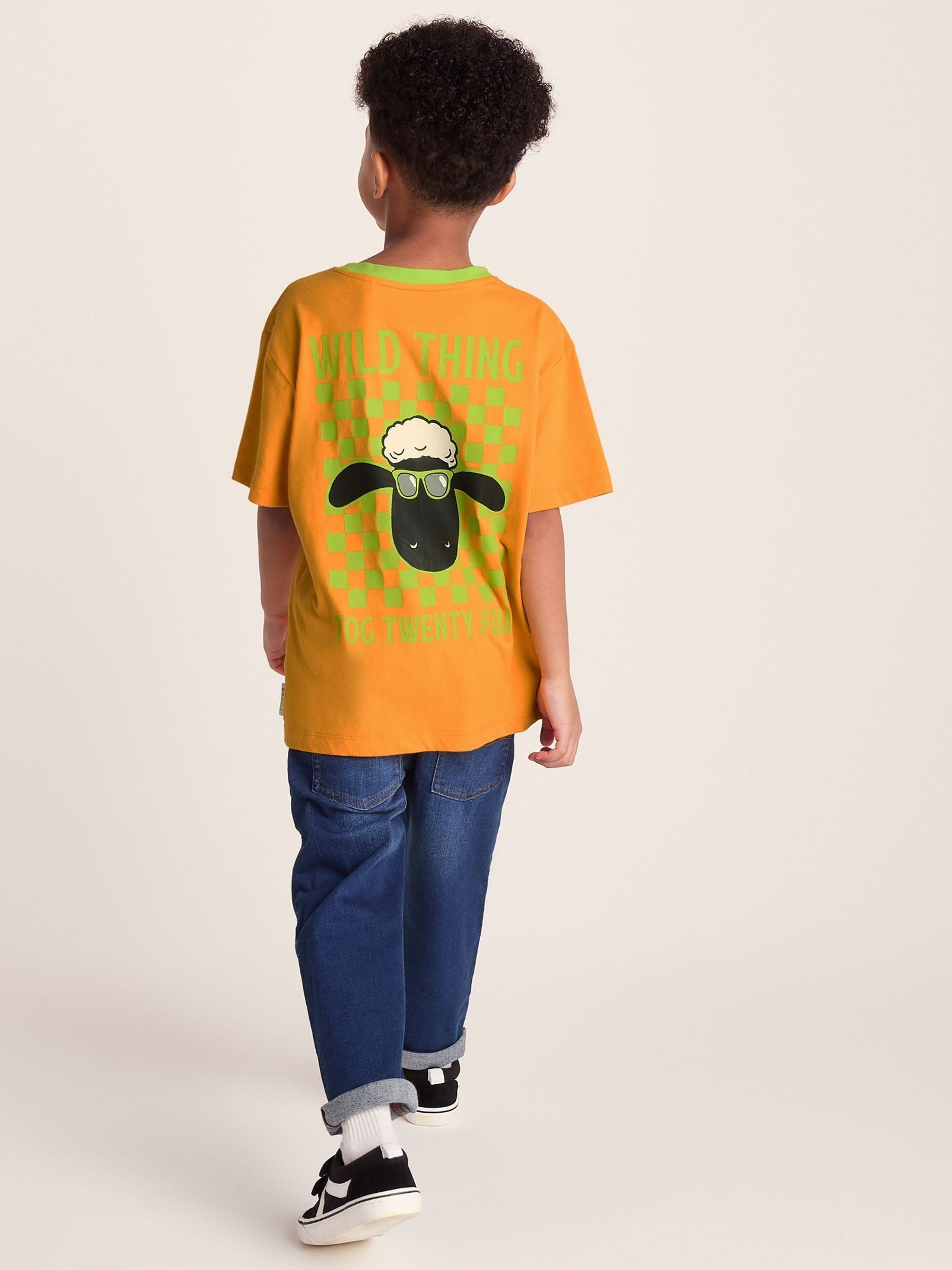 Dsiney Kidz - Tog 24 Orange Najdi Shaun The Sheep T-Shirt image 3