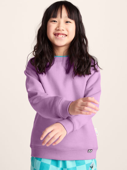 Dsiney Kidz - Tog 24 Purple Montadale Kids Shaun The Sheep Crew Sweat Top image 1