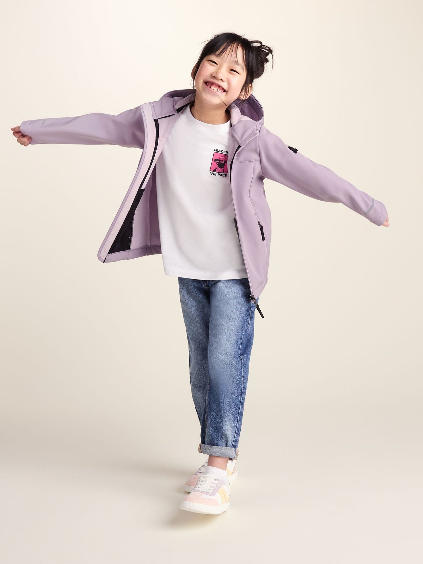 Dsiney Kidz - Tog 24 Lilac Purple Koroma Softshell Hooded Jacket image 2
