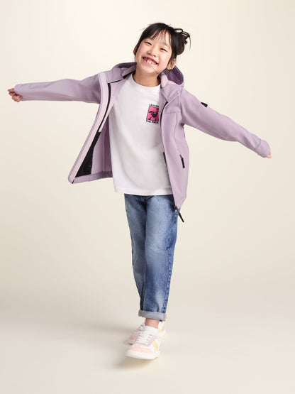 Dsiney Kidz - Tog 24 Lilac Purple Koroma Softshell Hooded Jacket image 2